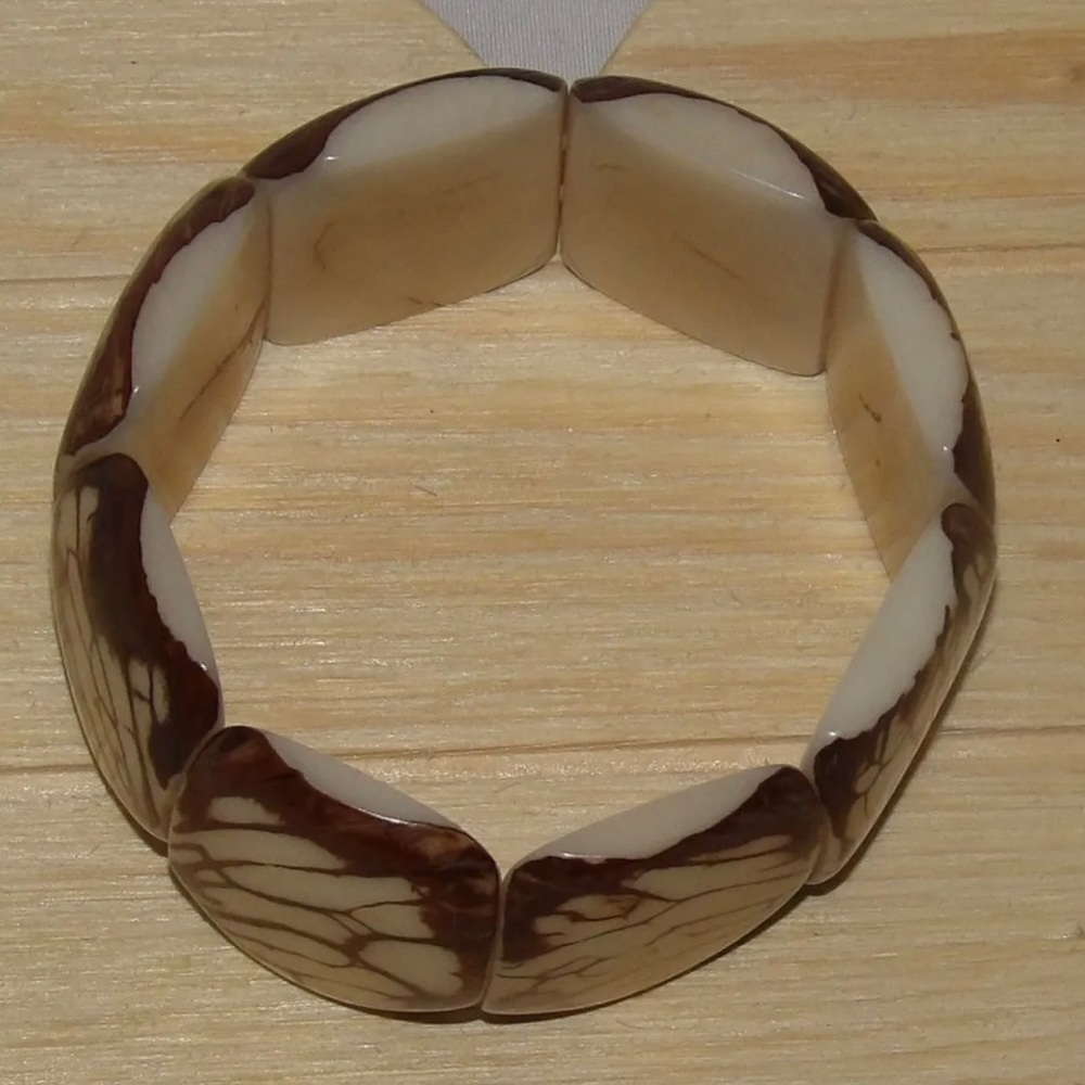 COPY - Native of Panama these bracelets are made of Tagua plant, organic.